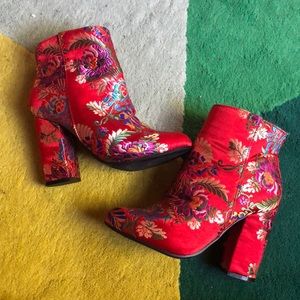Embroidered boots